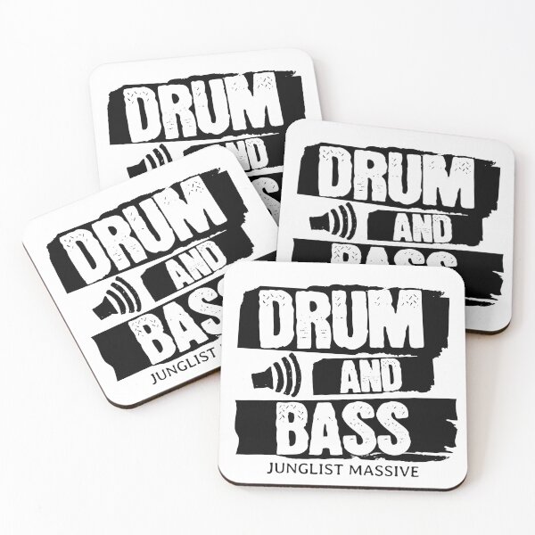 Item preview, DRUM AND BASS  - Speaker Icon Print (Black)  designed and sold by Discothreadz.