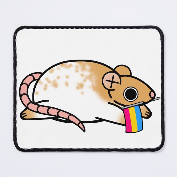 Item preview, Pride rat, Pansexual flag designed and sold by LCDemon.