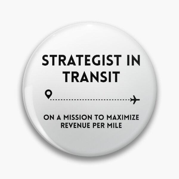 Item preview, Strategist in Transit | Funny Consultant & Project Manager Travel Desig designed and sold by TheCutesyDoodle.
