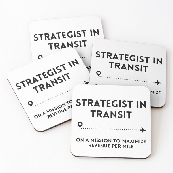 Item preview, Strategist in Transit | Funny Consultant & Project Manager Travel Desig designed and sold by TheCutesyDoodle.