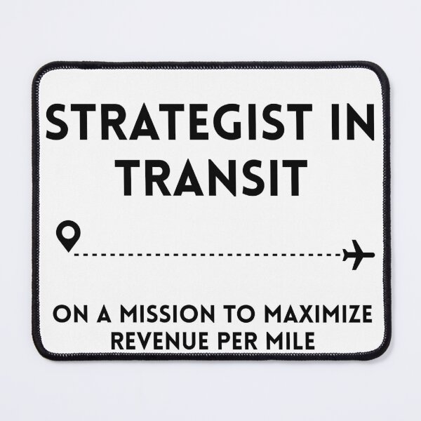 Item preview, Strategist in Transit | Funny Consultant & Project Manager Travel Desig designed and sold by TheCutesyDoodle.