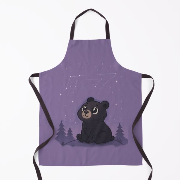 Item preview, Adorable Black Bear Under Smoky Mountain Stars designed and sold by Globalcitytees.
