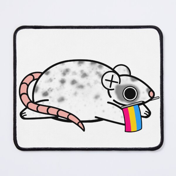 Item preview, Pride rat, Pansexual flag designed and sold by LCDemon.
