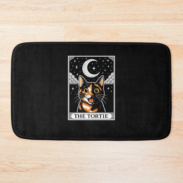 Item preview, Tarot Card Vintage Crescent Moon Tortie Cat Mom Cat Lovers designed and sold by facegm.