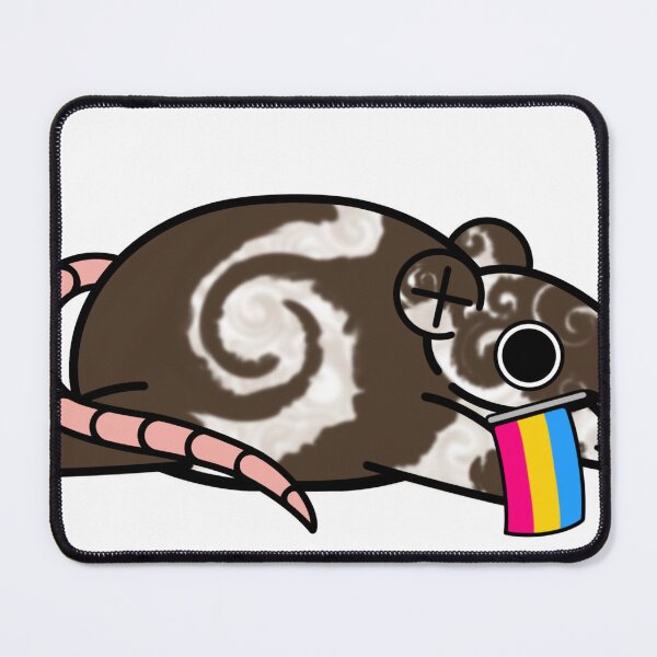 Item preview, Pride rat, Pansexual flag designed and sold by LCDemon.