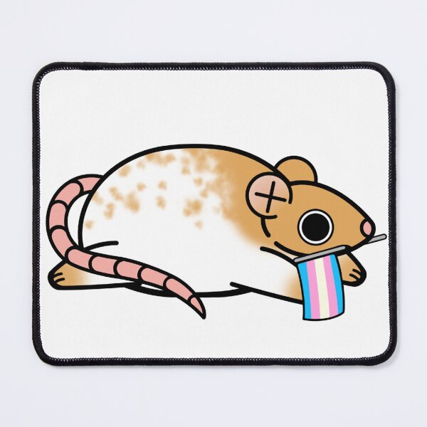Item preview, Pride rat, Trans flag designed and sold by LCDemon.
