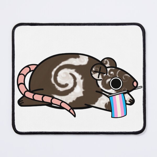 Item preview, Pride rat, Trans flag designed and sold by LCDemon.