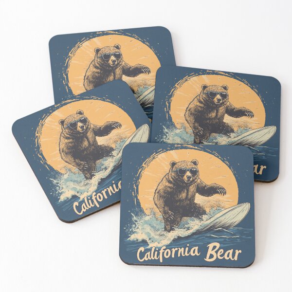 Item preview, Surfing Bear 2 designed and sold by juleseastbitch.