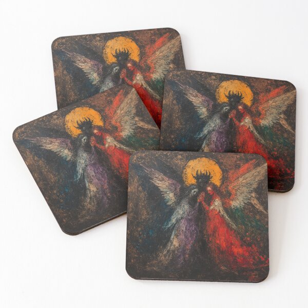 Item preview, Medieval Devil & Angels Art designed and sold by TheDarkWardrobe.