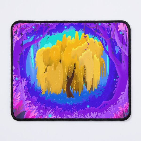 Item preview, Stylized Forest Landscape with a Weeping Willow designed and sold by Cherie Brunetti.