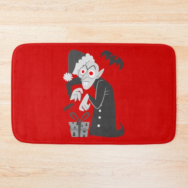Item preview, nightmare christmas vampire santa nosferatu black red designed and sold by Gossip Rag.