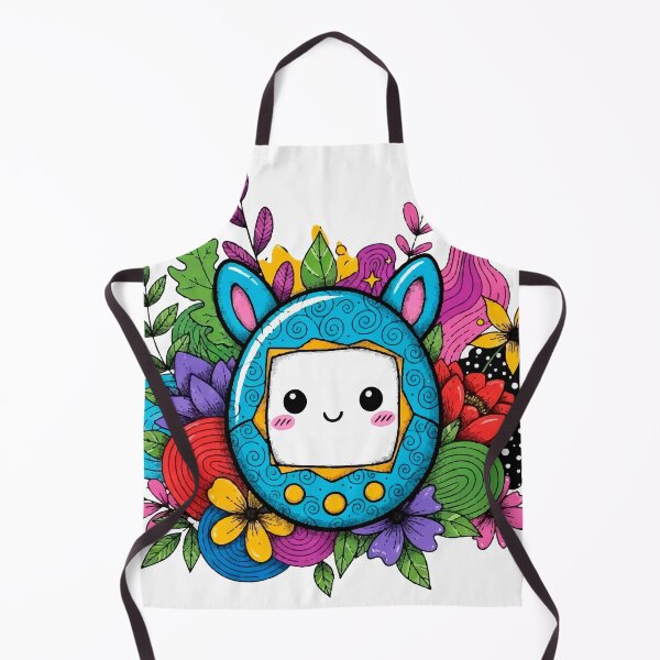 Artikelvorschau, Tamagotchi Retro Boho: Farbenfrohe und skurrile Kunst für Nostalgiker entworfen und verkauft von  Ojo de Lilith.