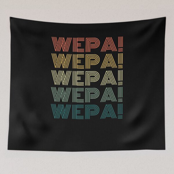 Item preview, Wepa! Boricua Puerto Rico Rican Spanish Slang Awesome retro designed and sold by snowry.