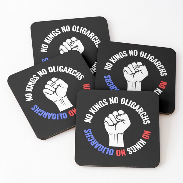 Item preview, no kings no oligarchs designed and sold by TEEJAMBOREE.