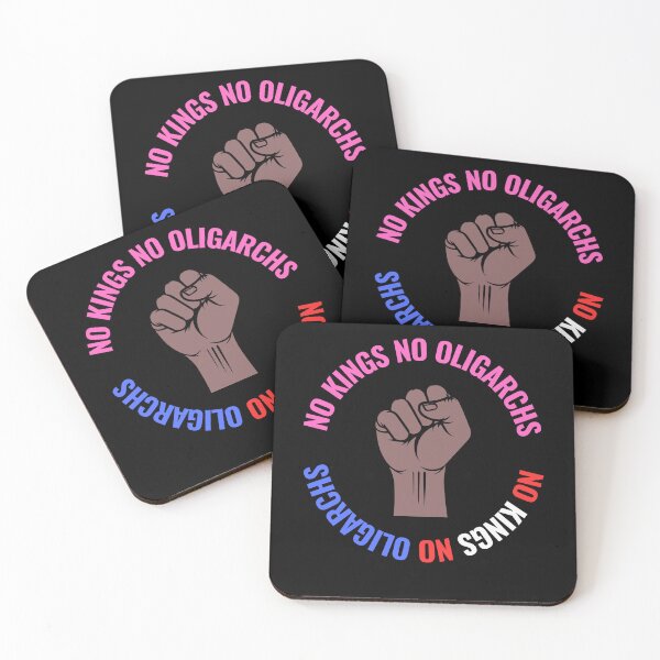 Item preview, no kings no oligarchs designed and sold by TEEJAMBOREE.