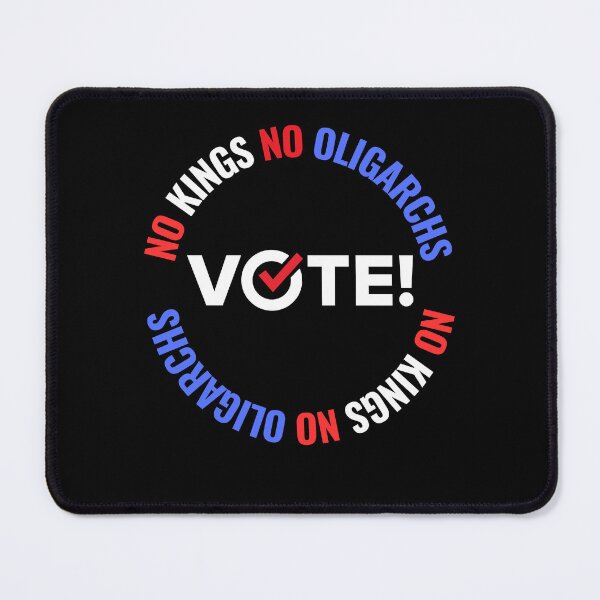 Item preview, no kings no oligarchs designed and sold by TEEJAMBOREE.