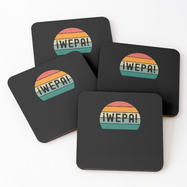 Item preview, Wepa retro sunset Boricua Puerto Rican Spanish Slang Awesome designed and sold by snowry.