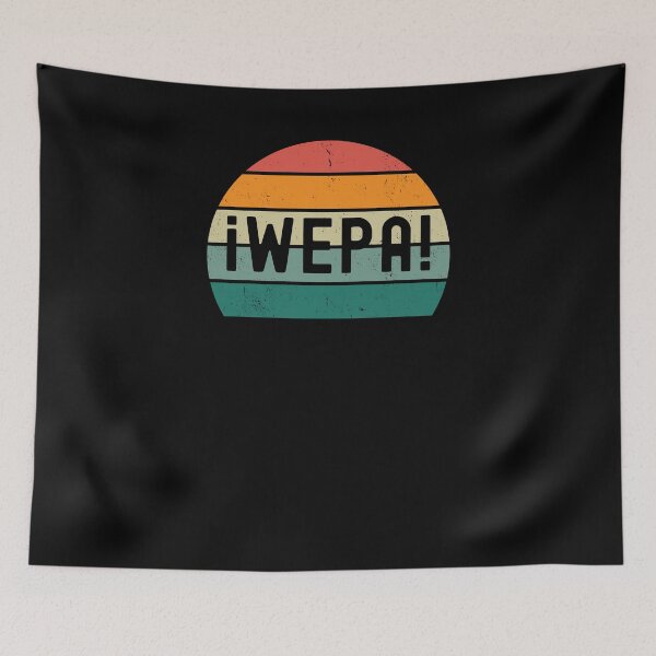 Item preview, Wepa retro sunset Boricua Puerto Rican Spanish Slang Awesome designed and sold by snowry.