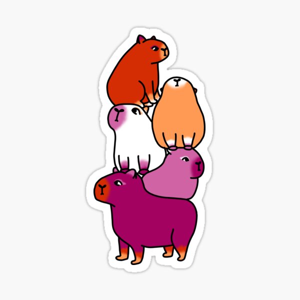 Item preview, Lesbian Capybara designed and sold by chelsea125.