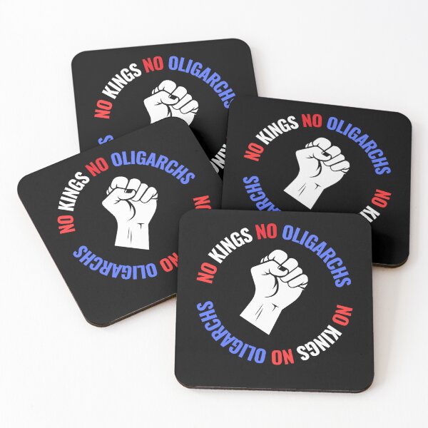 Item preview, no kings no oligarchs designed and sold by TEEJAMBOREE.
