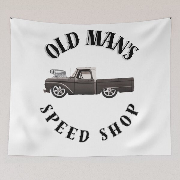 Item preview, Old man's speed shop  designed and sold by TaraPen.