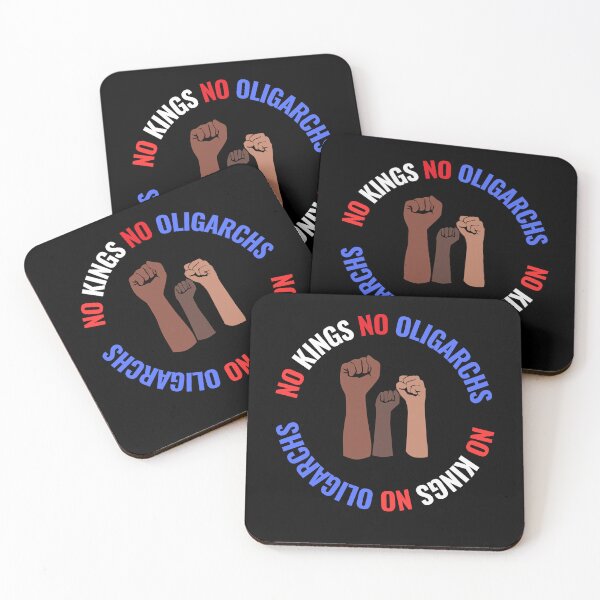 Item preview, no kings no oligarchs designed and sold by TEEJAMBOREE.