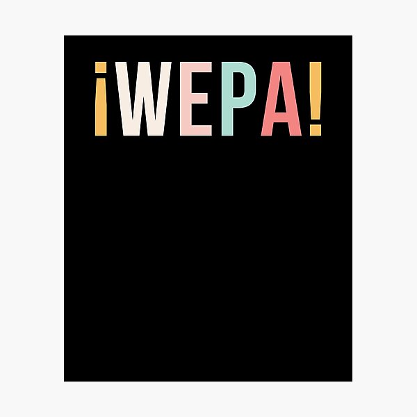 Item preview, Cute ¡Wepa! Puerto Rico Rican Spanish Slang Funny Boricua designed and sold by snowry.