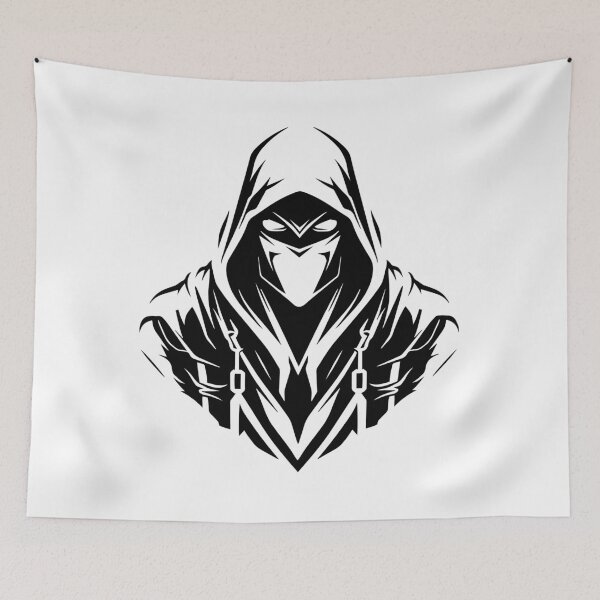 Item preview, the assassin in b&w designed and sold by TshaStore.