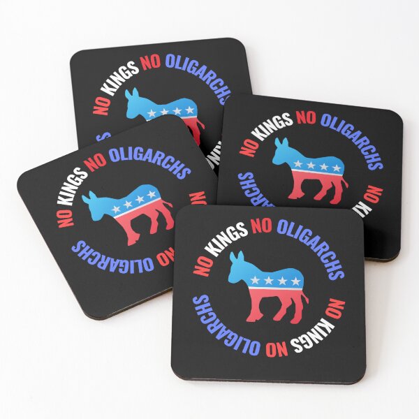 Item preview, no kings no oligarchs designed and sold by TEEJAMBOREE.