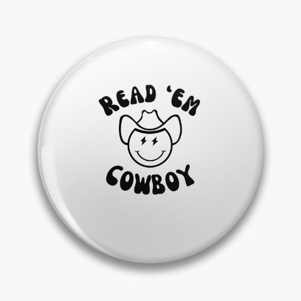 Item preview, Read 'Em Cowboy Western Book fan funny reader reading designed and sold by snowry.
