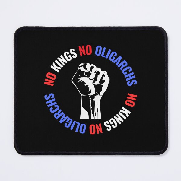 Item preview, no kings no oligarchs designed and sold by TEEJAMBOREE.