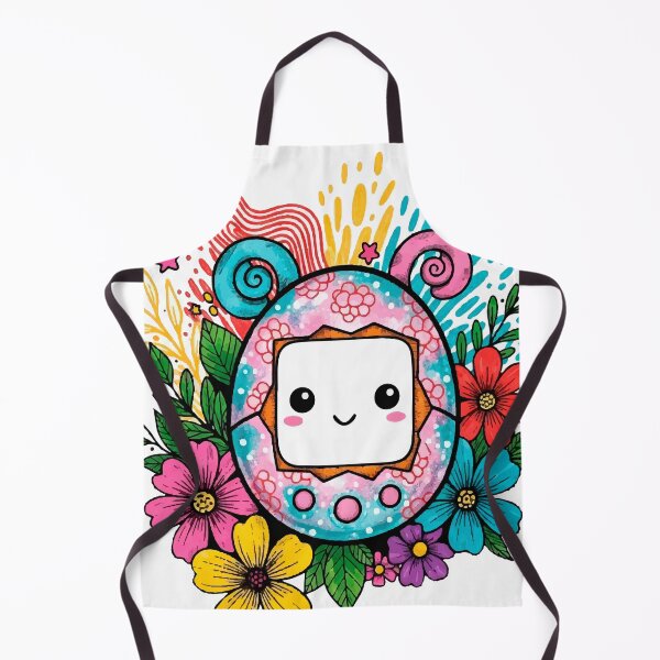 Artikelvorschau, Tamagotchi Retro Boho: Farbenfrohe und skurrile Kunst für Nostalgiker entworfen und verkauft von  Ojo de Lilith.