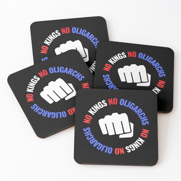 Item preview, no kings no oligarchs designed and sold by TEEJAMBOREE.