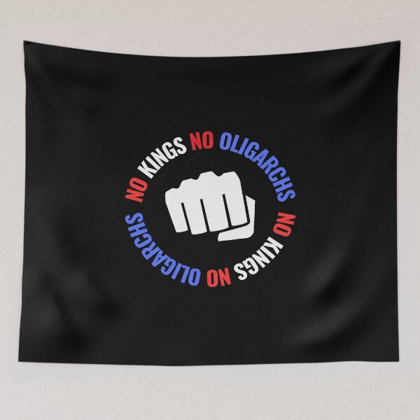 Item preview, no kings no oligarchs designed and sold by TEEJAMBOREE.