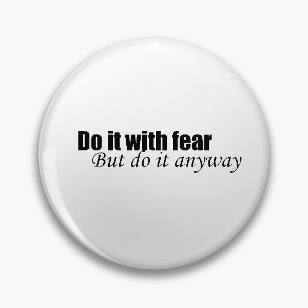 Item preview, Do it with fear but do it t-shirts designed and sold by WopaDesign.