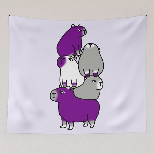 Item preview, Graysexual Capybara designed and sold by chelsea125.