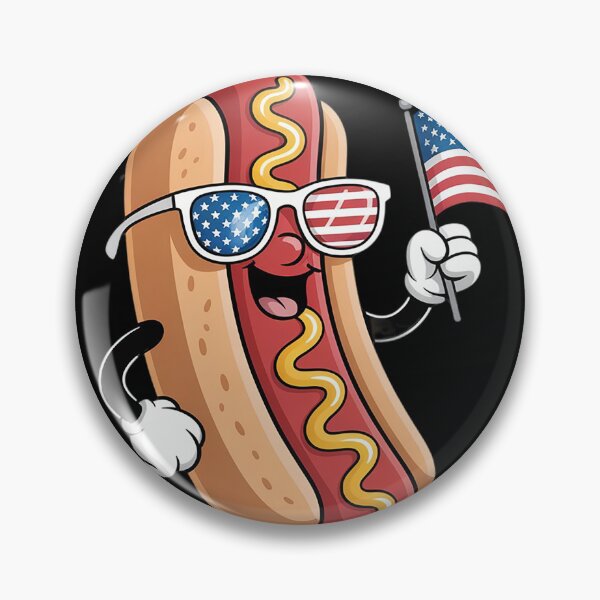 Item preview, Hot Diggity Dog I Love USA designed and sold by MAKOPOKOShop.