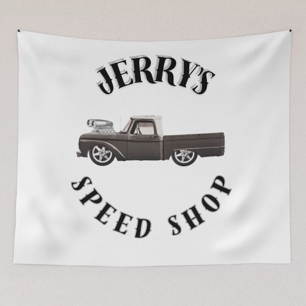 Item preview, Jerry's speed shop designed and sold by TaraPen.