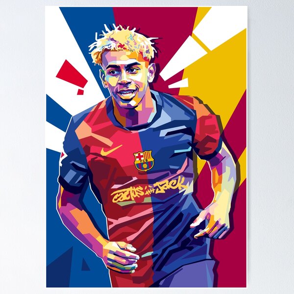 Item preview, Lamine Yamal WPAP designed and sold by Catvektor.