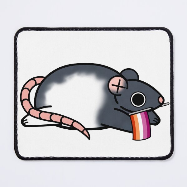 Item preview, Pride rat, lesbian flag designed and sold by LCDemon.