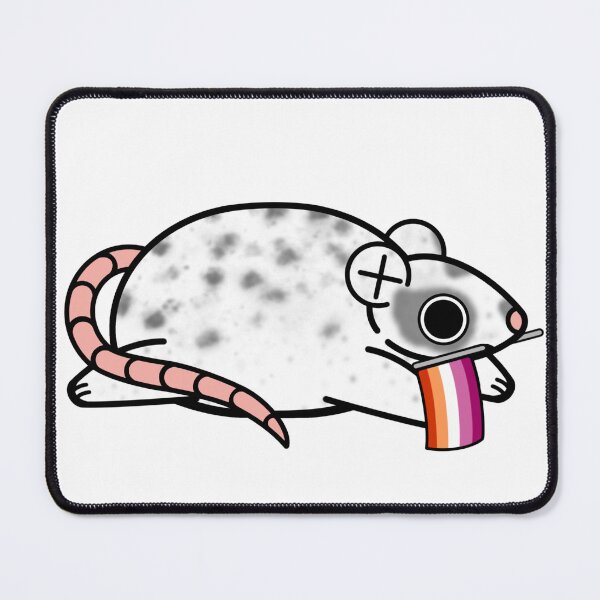 Item preview, Pride rat, lesbian flag designed and sold by LCDemon.