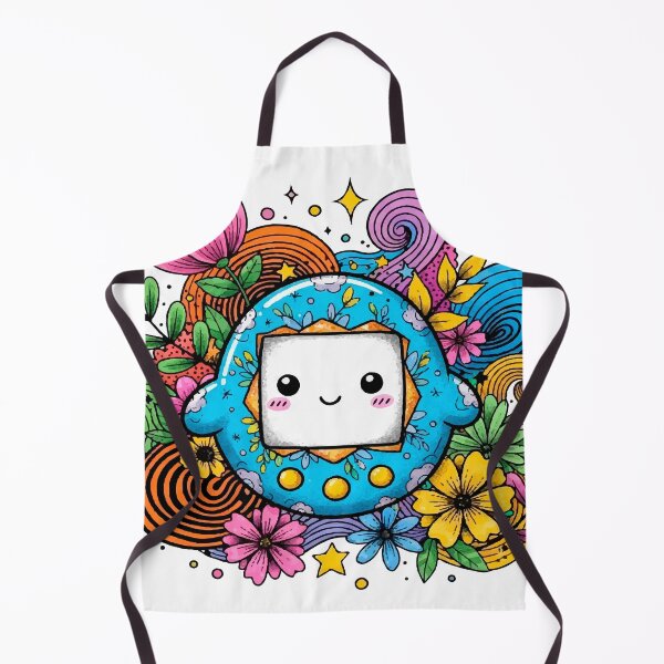 Artikelvorschau, Tamagotchi Retro Boho: Farbenfrohe und skurrile Kunst für Nostalgiker entworfen und verkauft von  Ojo de Lilith.