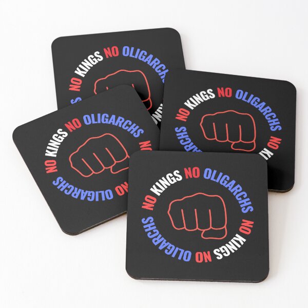 Item preview, no kings no oligarchs designed and sold by TEEJAMBOREE.