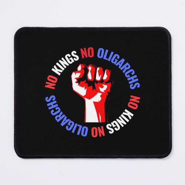 Item preview, no kings no oligarchs designed and sold by TEEJAMBOREE.