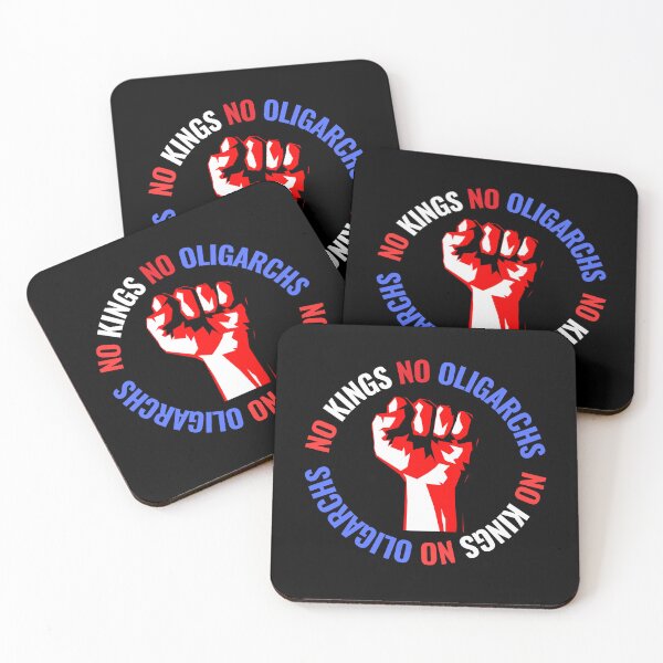 Item preview, no kings no oligarchs designed and sold by TEEJAMBOREE.