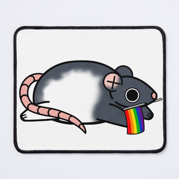 Item preview, Pride rat, rainbow flag designed and sold by LCDemon.