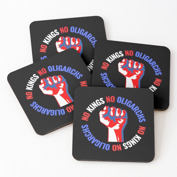 Item preview, no kings no oligarchs designed and sold by TEEJAMBOREE.