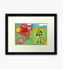 Dragon Ball Seuss Framed Print