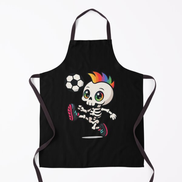Item preview, Rainbow Mohawk Skeleton – Freestyle Football Skull Art designed and sold by ColorSplash123.
