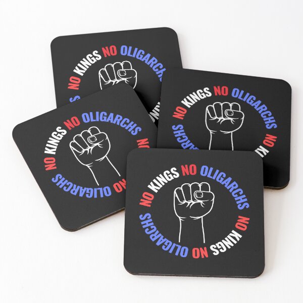 Item preview, no kings no oligarchs designed and sold by TEEJAMBOREE.
